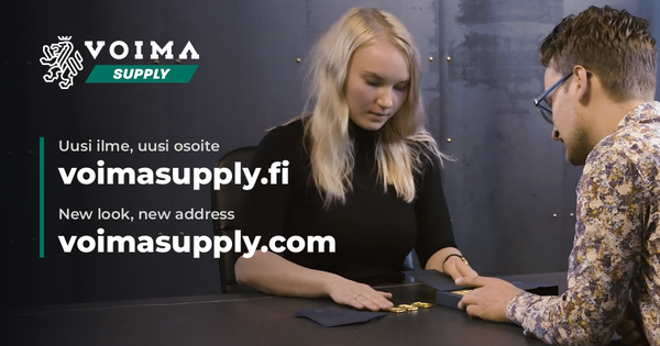 Voima Supply uudistui &ndash; uusi ilme ja uusi verkko-osoite