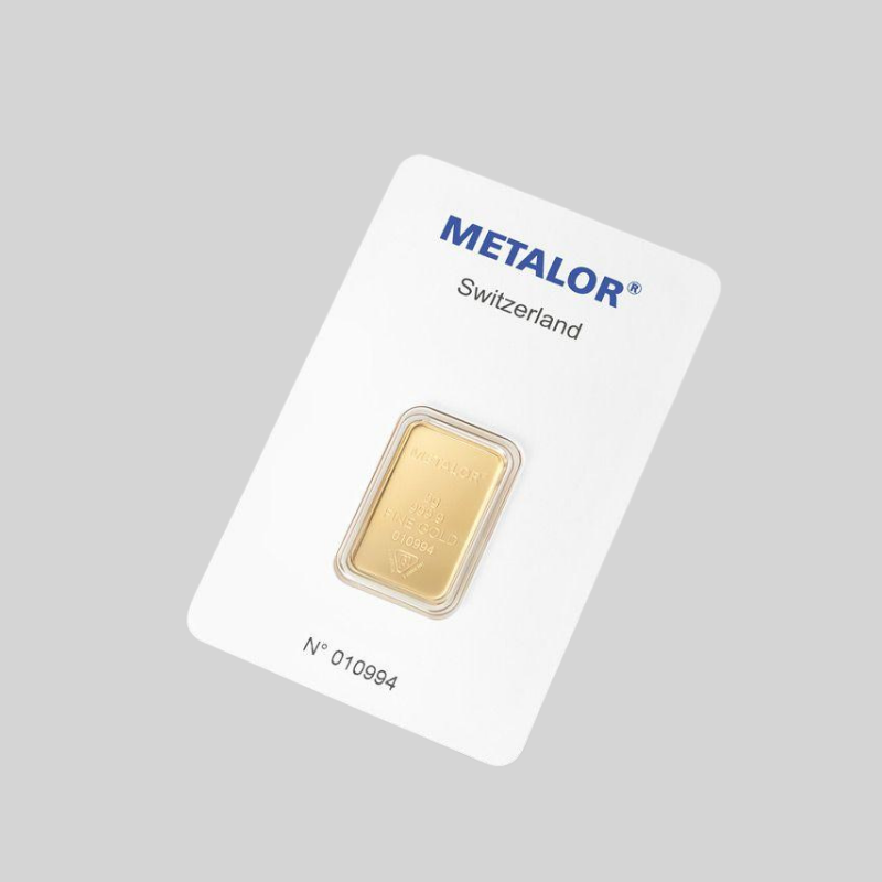 Metalor-kultaharkko 5 g